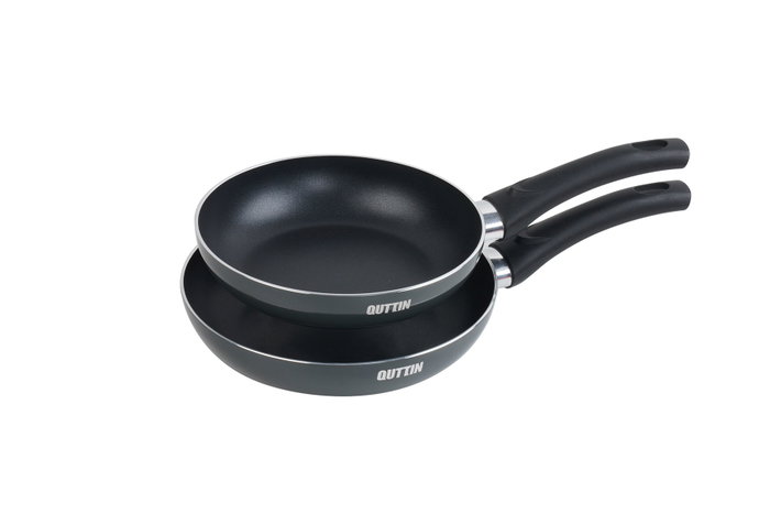 Quttin Set de 2 Sartenes de Aluminio para Inducción Basik Quttin Quttin Set de 2 Sartenes de Aluminio para Inducción Basik Quttin