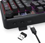 Redragon Volcano K526BP-PRO Teclado Gaming de Membrana RGB Negro