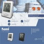 SAMI Reloj sami mini con termo e higrómetro - negro
