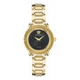 Versace VE6I00523 con esfera negra y correa dorada