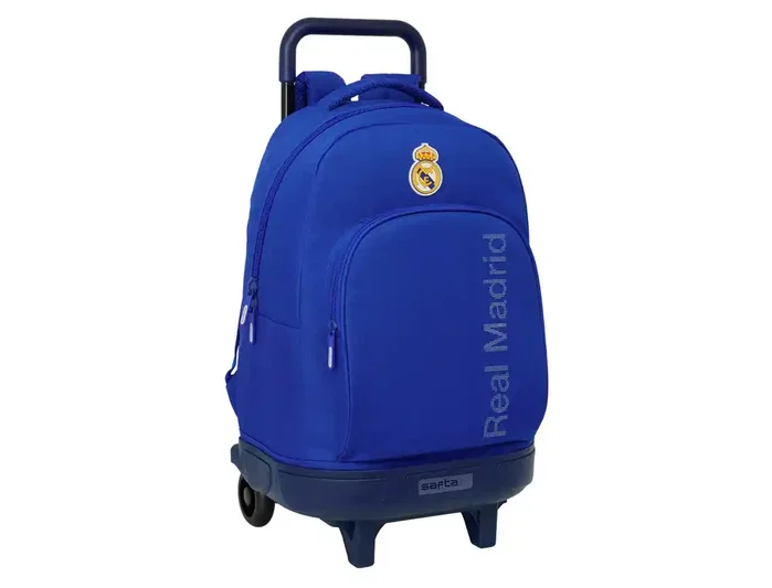 Safta Mochila Grande con Ruedas Compact Extraíble Real Madrid Equipación 25/26