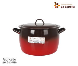 La Estrella Olla Abombada con Tapa 26 cm - 10 L (2 Unidades)