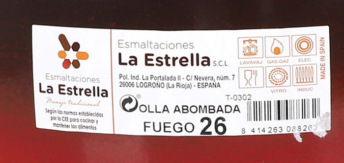 La Estrella Olla Abombada con Tapa 26 cm - 10 L (2 Unidades)