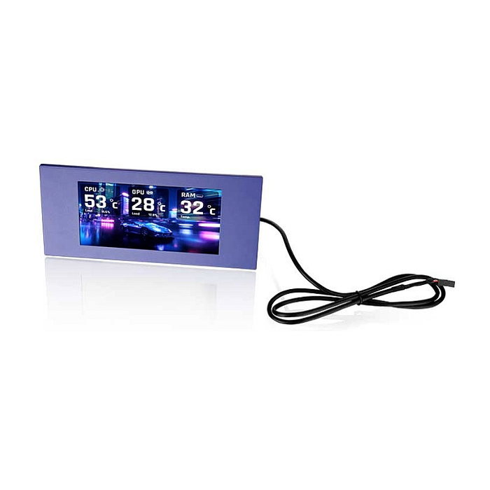 Thermaltake Kit Panel LCD 6.0 Pulgadas para View 600 TG Future Dusk (AC-080-OONNAN-A1)