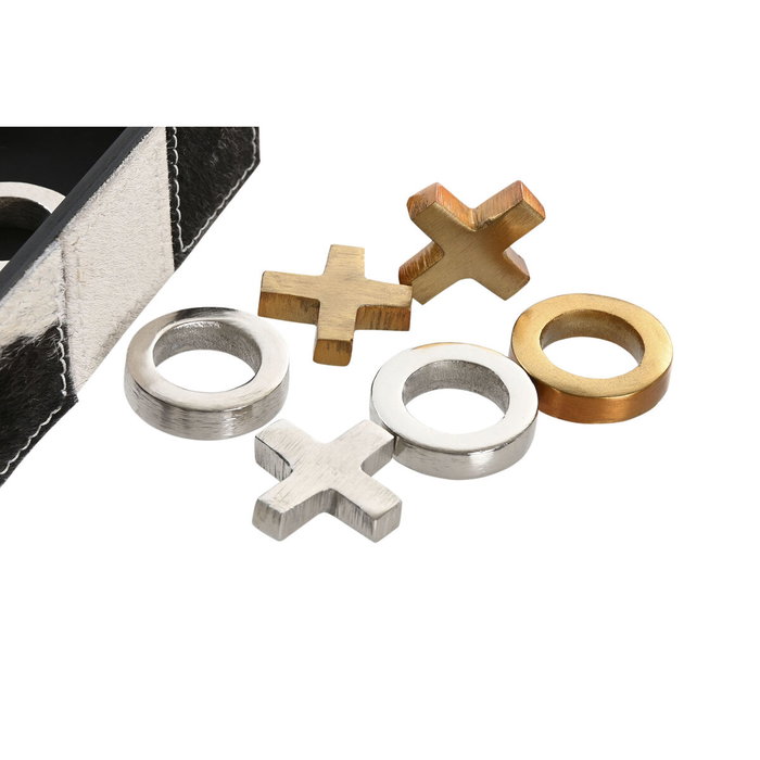 DKD Home Decor Set de 2 Piezas Tic Tac Toe Joyero Surtido (Marrón, Negro, Blanco) inevitablemente elegante DKD Home Decor Set de 2 Piezas Tic Tac Toe Joyero Surtido (Marrón, Negro, Blanco) inevitablemente elegante