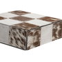 DKD Home Decor Set de 2 Piezas Tic Tac Toe Joyero Surtido (Marrón, Negro, Blanco) inevitablemente elegante
