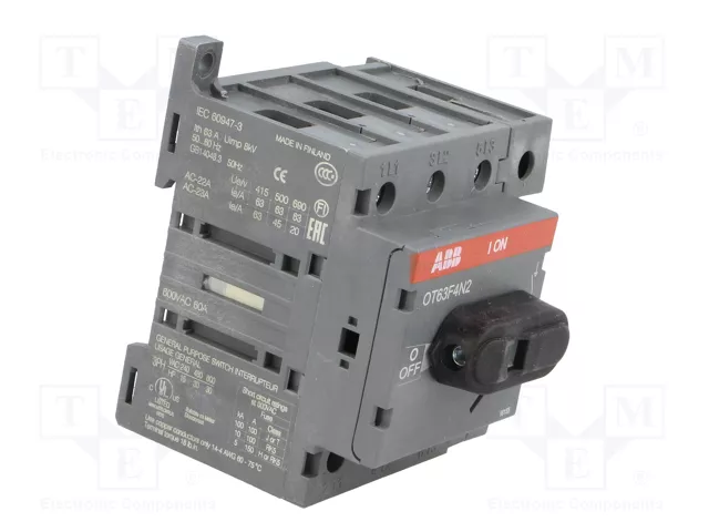 ABB Interruptor de aislamiento OT 4 polos 63A