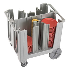 CAMBRO - ADCS-480 - Carro ajustable para platos de hasta 33 cm 45-60 piezas/columna - 96 x 73 x 81 cm - Gris moteado