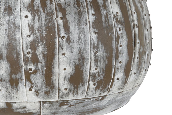 DKD Home Decor Pantalla Metal 60x60x60 Decapé Gris Claro Techo