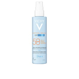 Vichy Capital Soleil UV Aqua Gel Spray Corporal Hidratante e Invisible SPF50, 200 ml