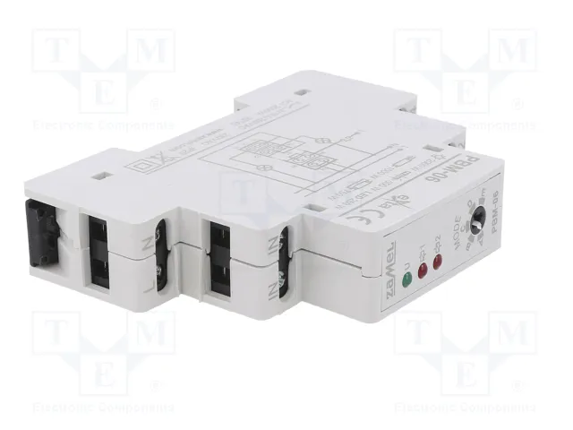 ZAMEL PBM-06 Relé de instalación biestable por impulsos SPDT x2 16A