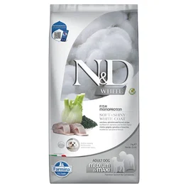 Farmina N&D White Dog Lubina Spirulina Med-Maxi Alimento para Perros 7 kg