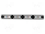 Qoltec 54475 Panel de parches 24 puertos Cat.5E UTP Negro