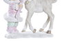 DKD Home Decor Figura Navidad Fantasia Rosa Blanco 6 x 13 x 12 cm