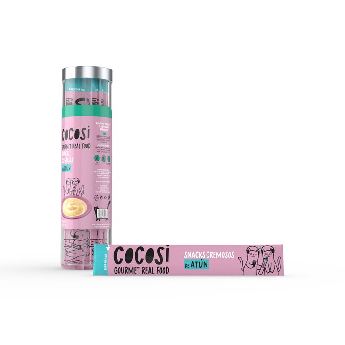 Snack para Gatos Cocosi Gourmet Real Food Atún 10 Piezas (8 Unidades)