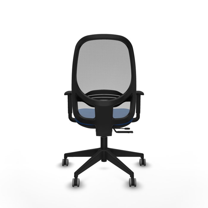 PIQUERAS Y CRESPO Silla de oficina Cilanco con mecanismo Sincro/Traslack Azul y Gris PIQUERAS Y CRESPO Silla de oficina Cilanco con mecanismo Sincro/Traslack Azul y Gris