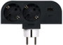 Simon Adaptador giratorio schuko 2 tomas + usb a+c 30 w 16 a 250 v~