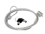 Mobilis Cable Antirrobo 001262 Plata 1,8 m