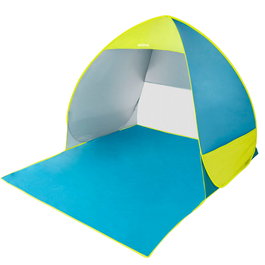 Aktive Beach Tienda de playa Pop Up azul y verde