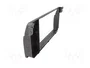 PER.PIC. Bastidor de montaje de radio BMW 2 DIN negro