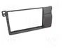 PER.PIC. Bastidor de montaje de radio BMW 2 DIN negro