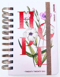 Mooving Agenda Anual Spring Wire-O Tapa Extra con Goma 100x150 mm Surtida