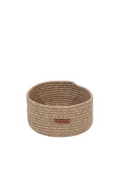 Aberto Design 9049118 Caja Decorativa de Algodón 100% Natural Hecha a Mano 25x50cm
