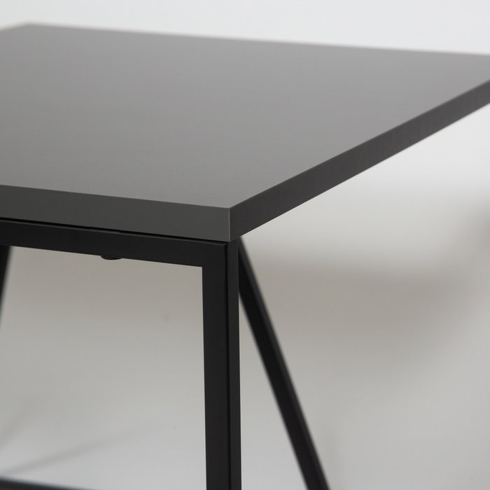 Hanah Home Pal Orta Sehpa - Anthracite Mesa de Centro, 88x38x50cm y 57x45x55cm