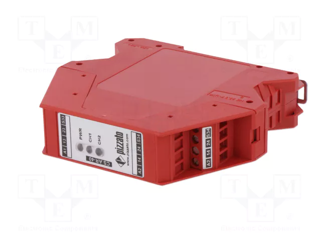 PIZZATO ELETTRICA CS AR-40V024 Relé de Seguridad 24VAC/24VDC