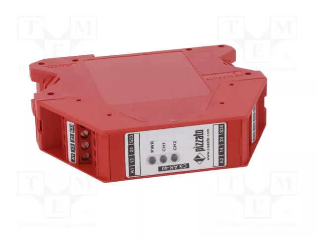 PIZZATO ELETTRICA CS AR-40V024 Relé de Seguridad 24VAC/24VDC