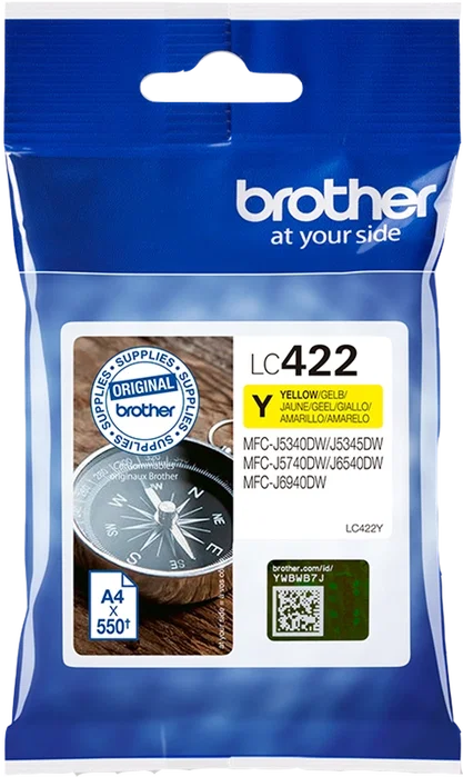 Brother LC422Y Amarillo Brother LC422Y Amarillo