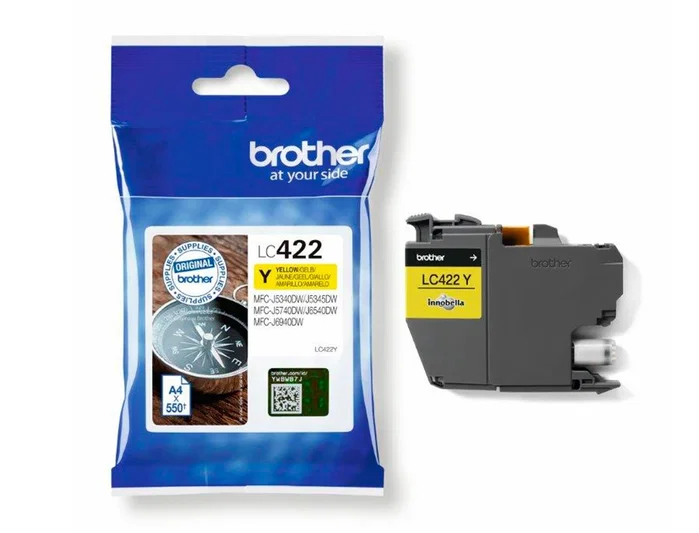 Brother Cartucho de Tinta LC-422Y Amarillo