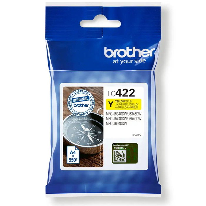 Brother Cartucho de Tinta LC-422Y Amarillo