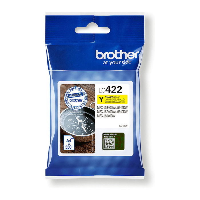 Brother Cartucho de Tinta LC-422Y Amarillo