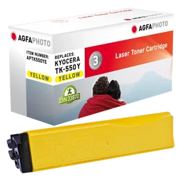 Agfa Photo Tóner APTK550YE Amarillo para 6.000 Páginas