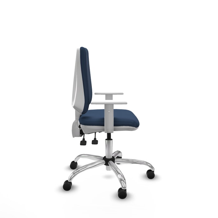 PIQUERAS Y CRESPO Silla de oficina Elche Azul marino con mecanismo Asincro