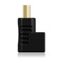 ICY BOX IB-CB009-1 Adaptador HDMI Macho a HDMI Hembra, 4K Ultra HD 3840 x 2160, Conectores Chapados en Oro, Negro
