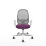 PIQUERAS Y CRESPO Silla de oficina Cilanco Morado y Gris