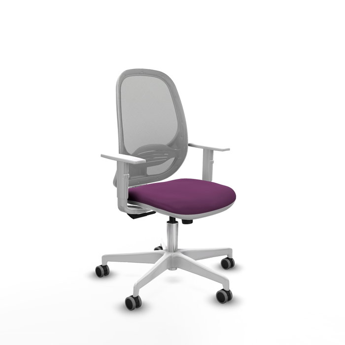 PIQUERAS Y CRESPO Silla de oficina Cilanco Morado y Gris PIQUERAS Y CRESPO Silla de oficina Cilanco Morado y Gris