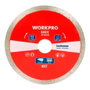 Workpro Basic Disco Diamantado de Corte Continuo Ø115 x 22.2 x 7 mm para Piedra, Hormigón, Ladrillo, Cerámica - Corte Húmedo