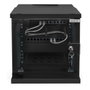 Digitus Caja Mural SOHO PRO 6HE Bastidor de Pared 10" Negro 325x315x300 mm, 60 kg, Bloqueo de Teclado, Gestión de Cables, Puerta de Cristal