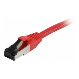 Synergy21 Cable de parcheo RJ45 CAT8.1 2000MHz, 1,0m, rojo, S-STP