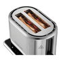 Russell Hobbs Toaster Attentiv 26210-56, 2 Rebanadas, Acero Satinado, Control por Nivel y Tocar, LED, Función Descongelar y Recalentar, Bandeja Extraíble