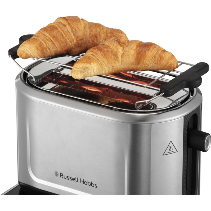 Russell Hobbs 26210-56 Attentiv Tostadora de 2 rebanadas, Acero satinado Russell Hobbs 26210-56 Attentiv Tostadora de 2 rebanadas, Acero satinado