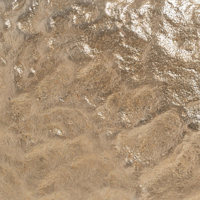 Centro Mesa Blanco-Champán Metal 39 X 15 X 16,50 cm