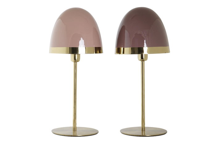 DKD Home Decor Lámpara Sobremesa Moderno Rosa Lila Metal 23 x 55 x 23 cm (2 Unidades) DKD Home Decor Lámpara Sobremesa Moderno Rosa Lila Metal 23 x 55 x 23 cm (2 Unidades)