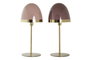 DKD Home Decor Lámpara Sobremesa Moderno Rosa Lila Metal 23 x 55 x 23 cm (2 Unidades)