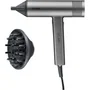 Secador de Pelo Severin HT 0169 S-Style Speed Pro, Iónico, 2000W, con Concentrador y Difusor Magnético, Color Gris y Negro