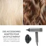 Secador de Pelo Severin HT 0169 S-Style Speed Pro, Iónico, 2000W, con Concentrador y Difusor Magnético, Color Gris y Negro