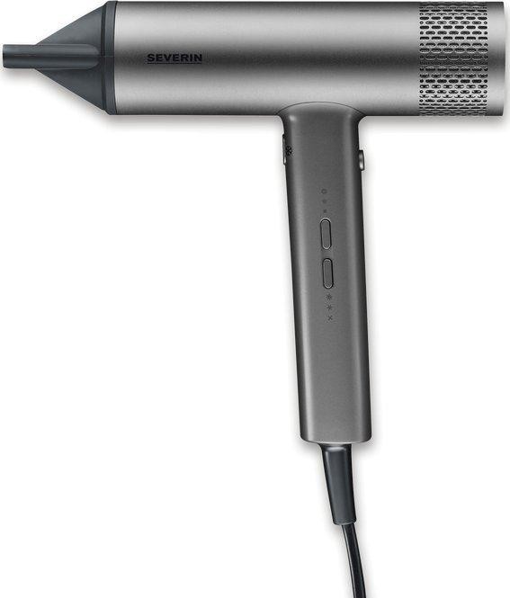 Severin HT 0169 S-Style Speed Pro Secador de pelo iónico - Gris y negro